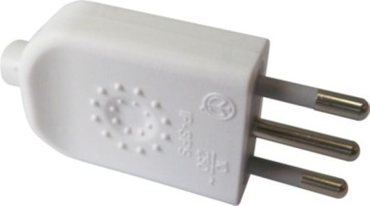 Spina Dritta 16A 2P+T Bianca Set 5 Pezzi - Electraline