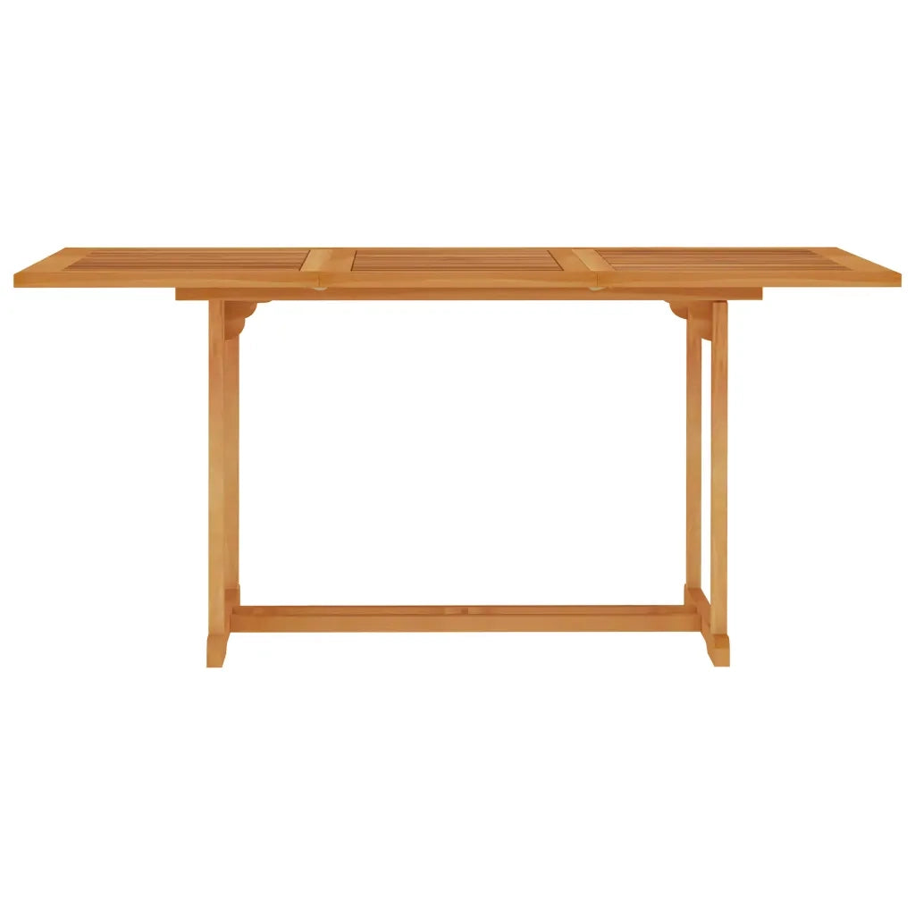 Tavolo da Giardino 150x90x75 cm in Legno Massello di Teak 315103