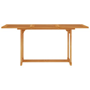 Tavolo da Giardino 150x90x75 cm in Legno Massello di Teak 315103