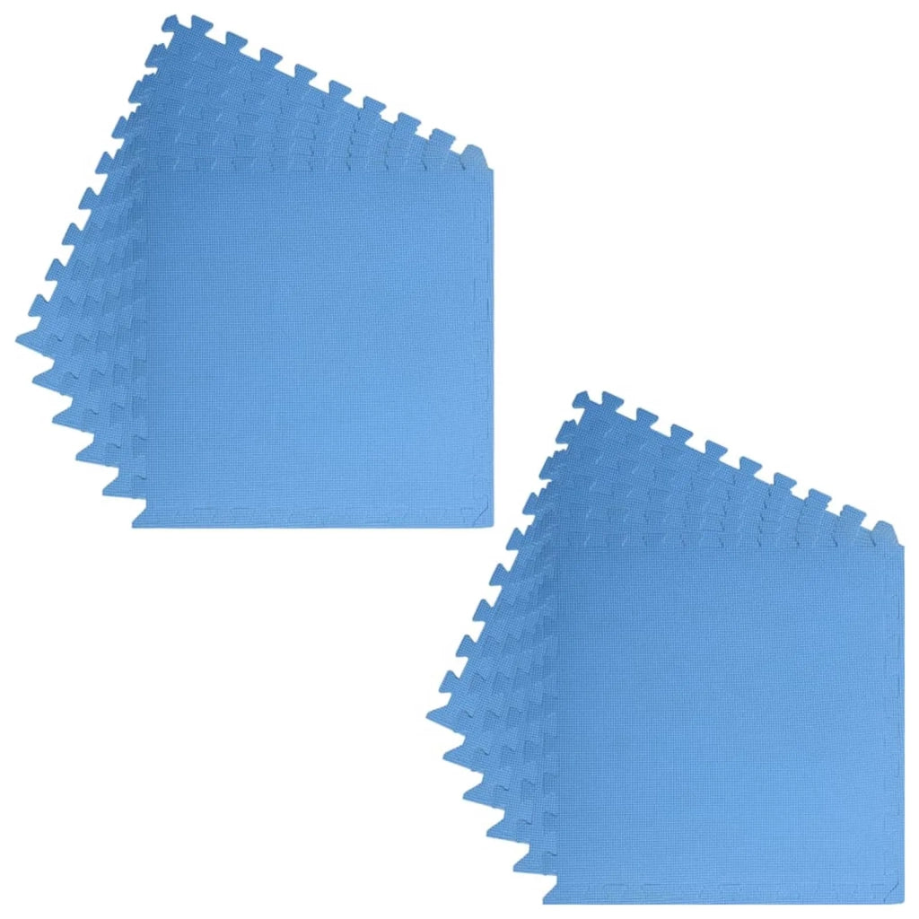 Tappetino per piscina 12 pz Blu 4,32 ㎡ Schiuma EVA 3433274