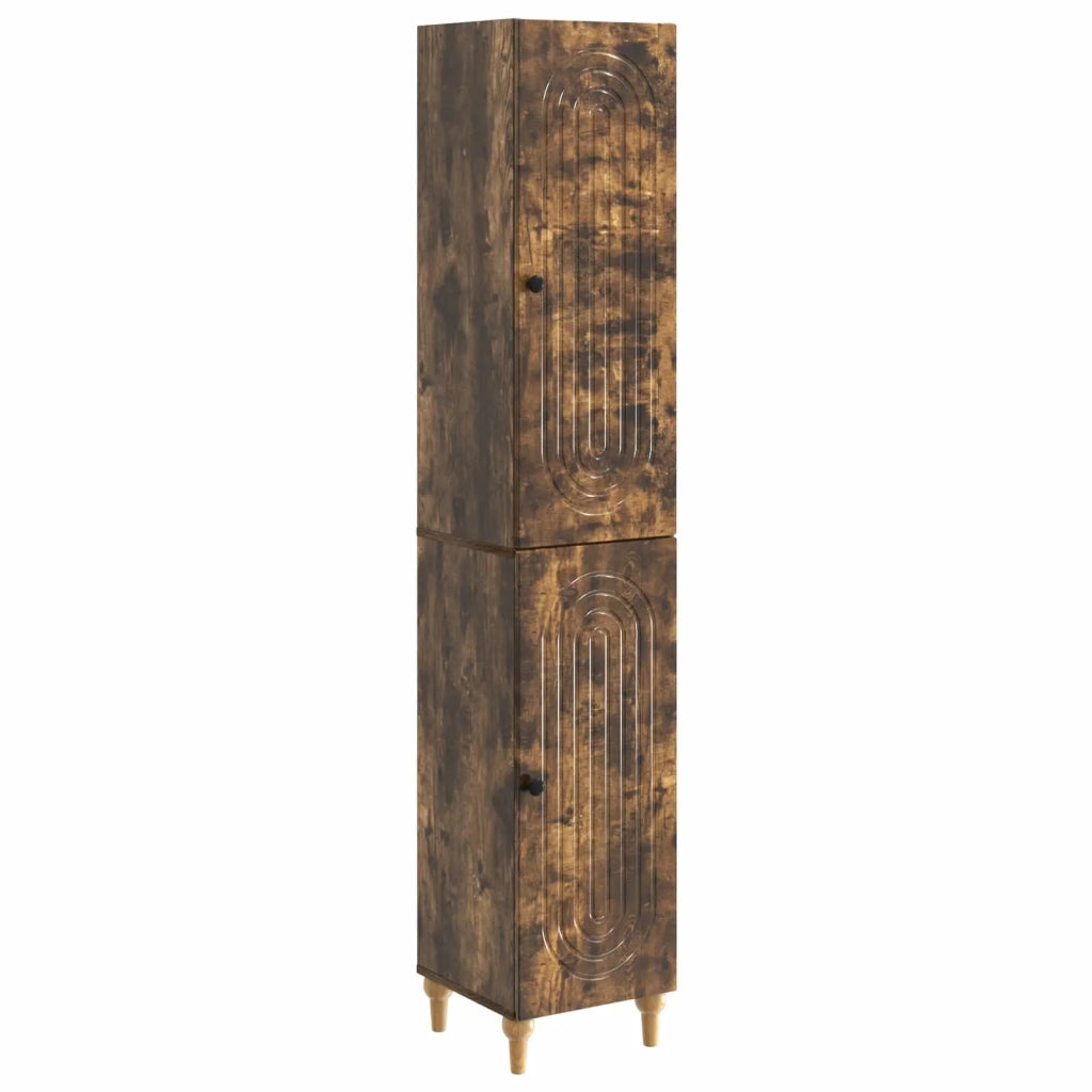 Set di armadi 2 pcs Rovere Fumo Legno ingegnerizzato 3416453