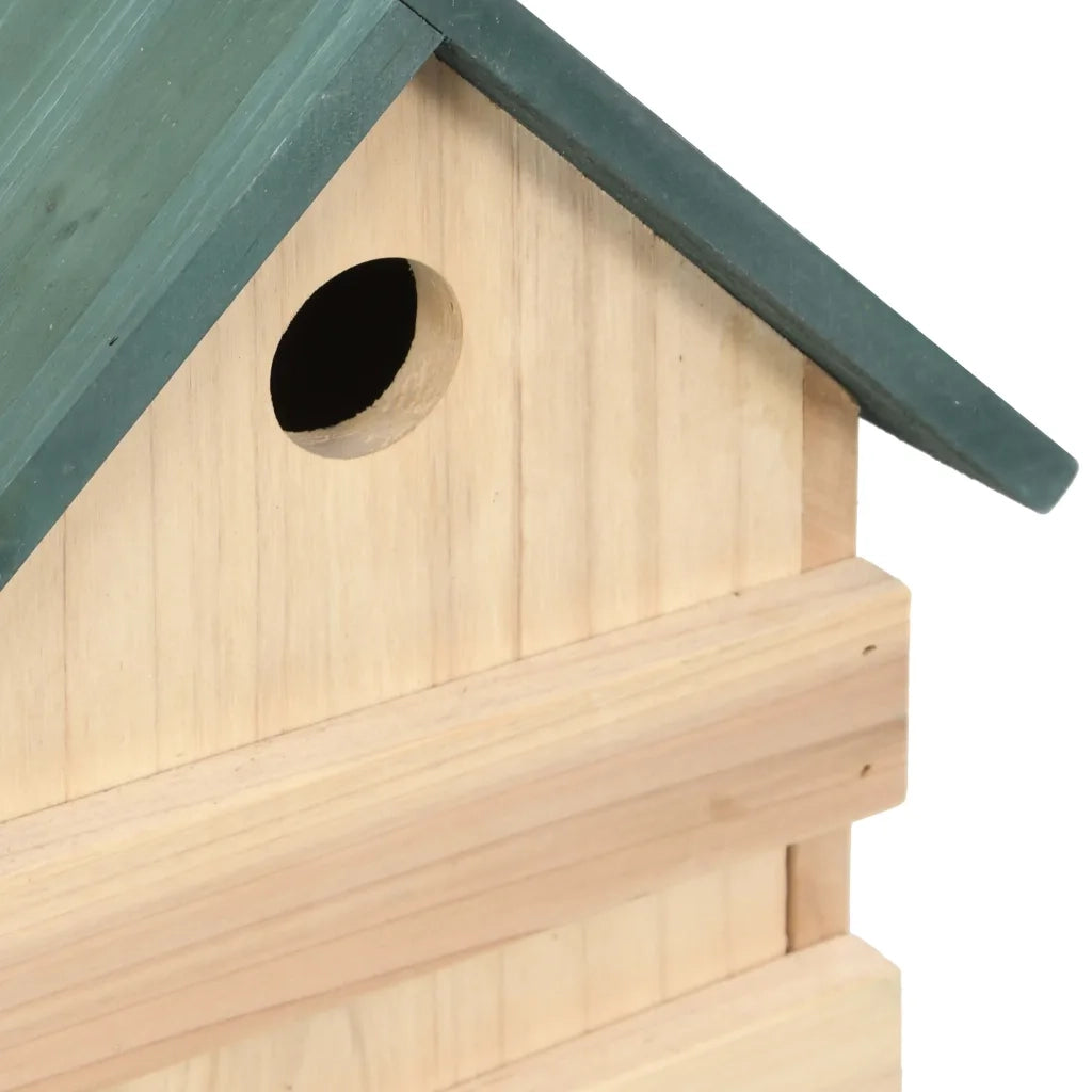 Casette per Uccelli 4 pz 23x19x33 cm in Legno di Abete 47248