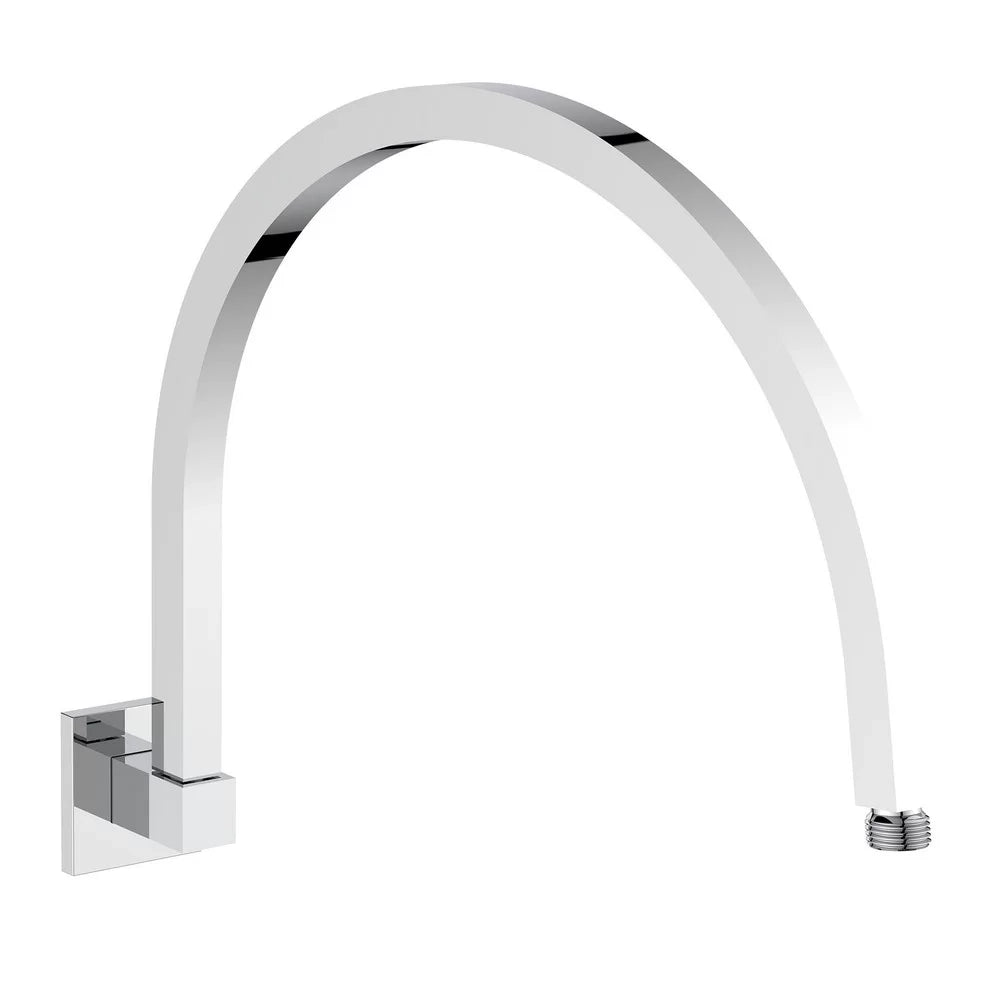 Braccio doccia orientabile quadrato 40 cm
