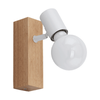 Balken/1 E27 Eiche/Weiss Townshend 3 - Eglo