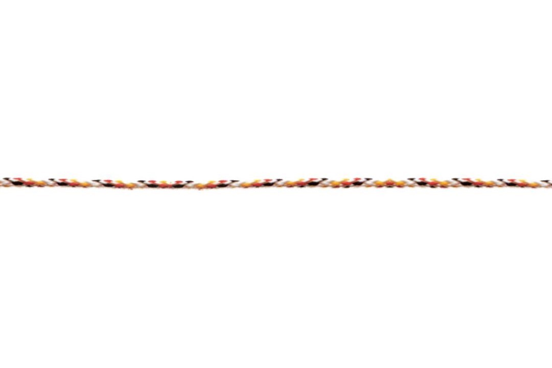 Corda Cordino In Plp Nero Rpsso Giallo Diametro 3 Mm Metri 10 - Masidef