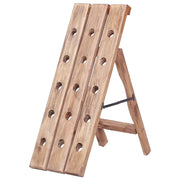 Portavini da 15 Bottiglie 26x50x70cm Legno Massello di Recupero cod mxl 41079
