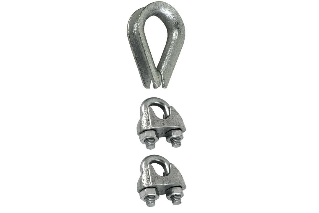 Set 2 Morsetto+1 Redance Zincato Mm 6 - Masidef