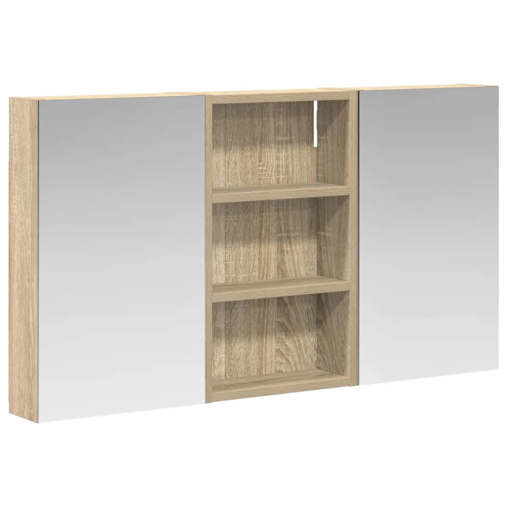 Set di Armadi da Bagno con lo scaffale 3 pcs 90 x 10,5 x 50 cm 3403666