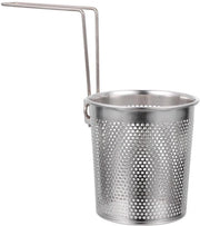 Strumento di setacciatura portatile in acciaio inossidabile - Cucchiaino per pasta con manico pieghevole - Cassetto profondo - Accessorio da cucina - Facile da trasferire