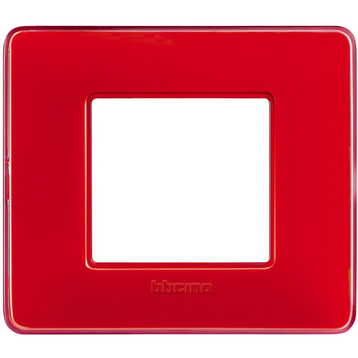 Placca Bticino Matix 2 moduli corallo AM4802CRD