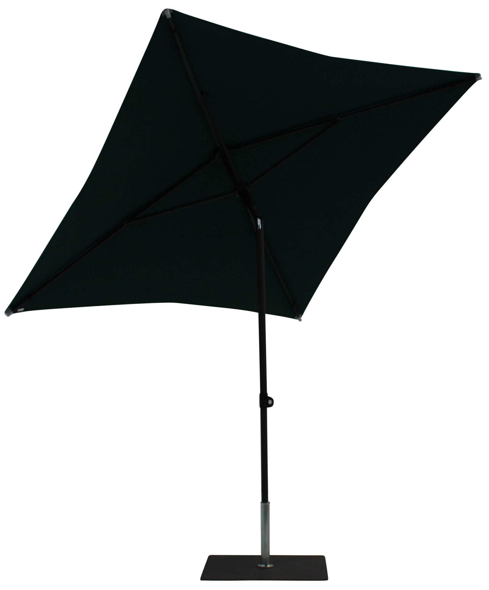 Ombrellone da Giardino 2x2 m Palo Ø38 mm in Alluminio Tessuto Poliestere Trend Verde