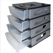 Cassettiera Componibile Medya Box 4 Cassetti 26X35X39 Cm Antracite Bama - Bama