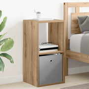 Comodino Rovere artigianale 35 x 32 x 68,5 cm Legno multistrato