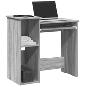Scrivania Mensole Grigio Sonoma 84x40x78 cm Legno Multistrato 860450
