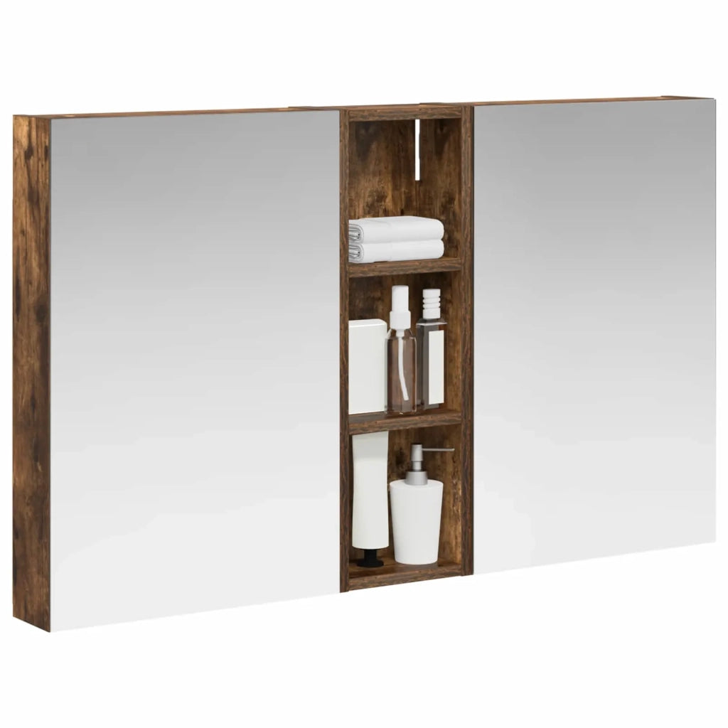 Set di Armadi da Bagno con porta 3 pcs 100 x 10,5 x 60,5 cm 3403700
