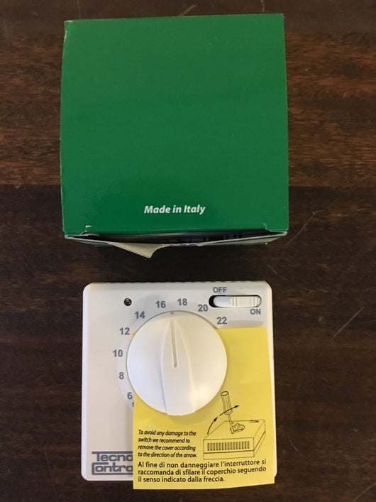 Termostato Giornaliero Timer Termo 14.2 Tasti On E Off Te222 - Tecnocontrol