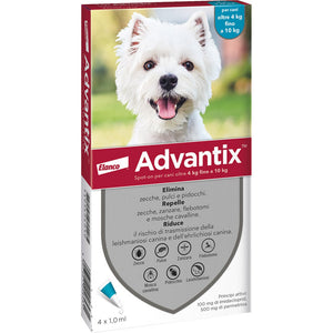 bayer advantix 6 pezzi spot per cani 4-10 kg cod:ferx.4204
