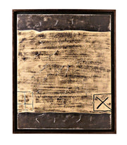 Olio su tela multicolar e telaio in legno 100x120 cm