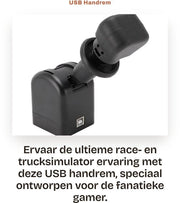 Manettino da tastiera USB per simulazione di guida - Compatibile con G27 G29 G920 G923 - Nero - Manettino da tastiera per simulazione di guida - Per simulatore di camion - Manettino da tastiera USB per PC