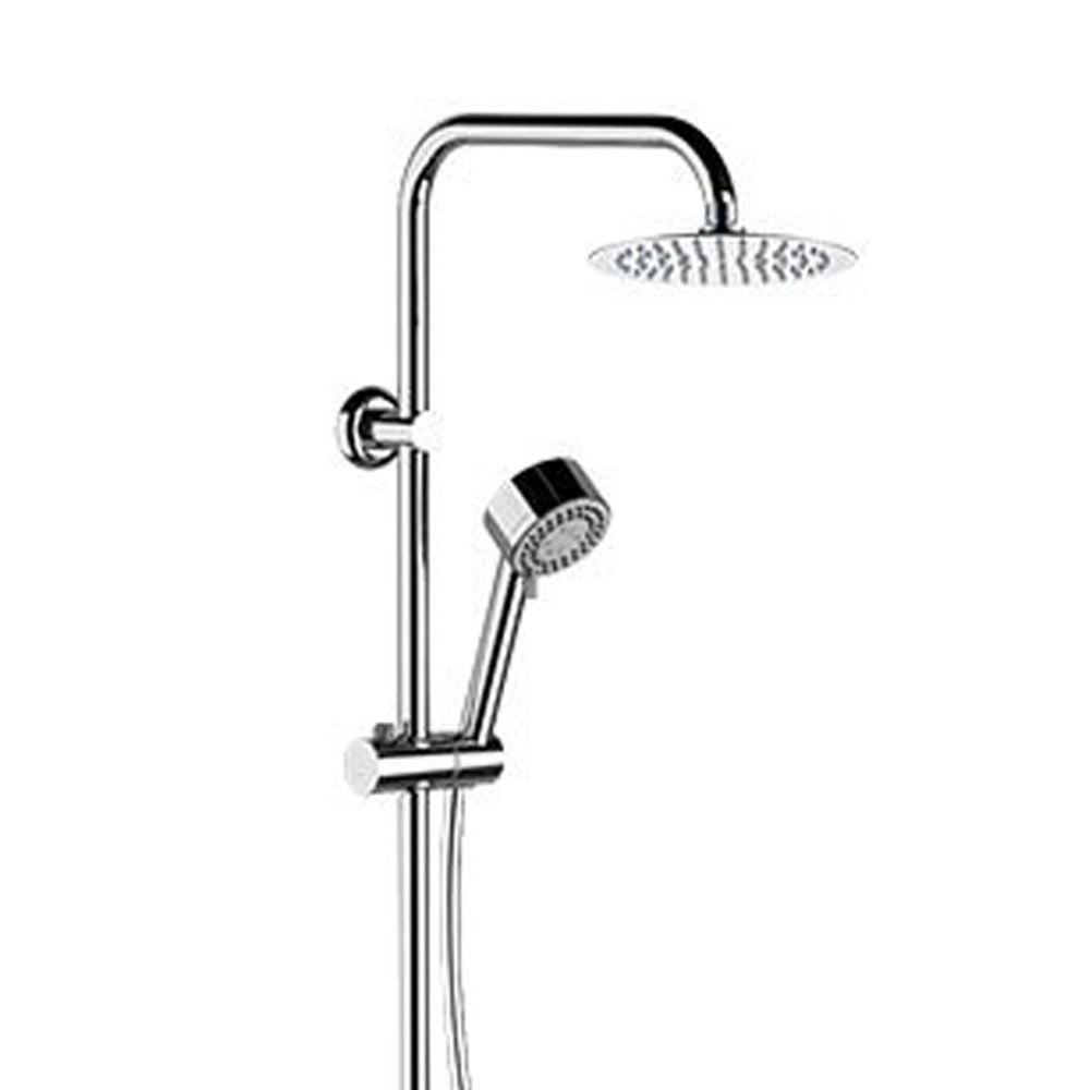 Colonna doccia con doccetta in abs e soffione ultrapiatto