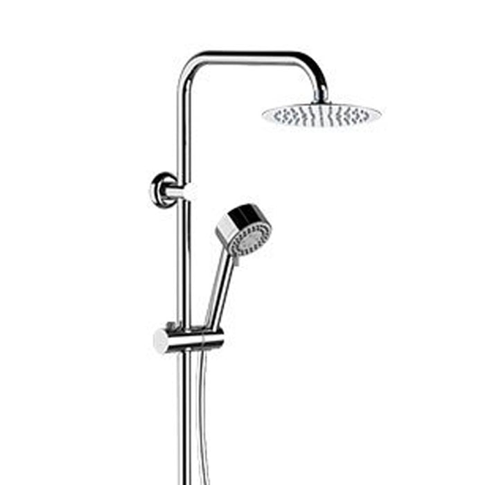 Colonna doccia con doccetta in abs e soffione ultrapiatto