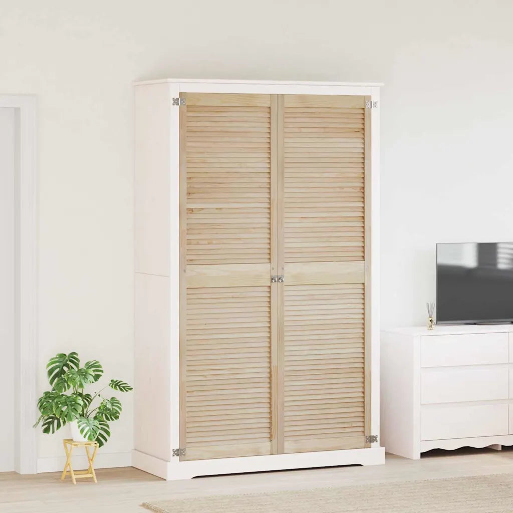 vidaXL Porte per Armadi Altro 2 pcs Marrone 201 x 59.5 x 2.1 cm