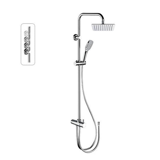 Colonna doccia moderna con soffione quadrato ultra piatto