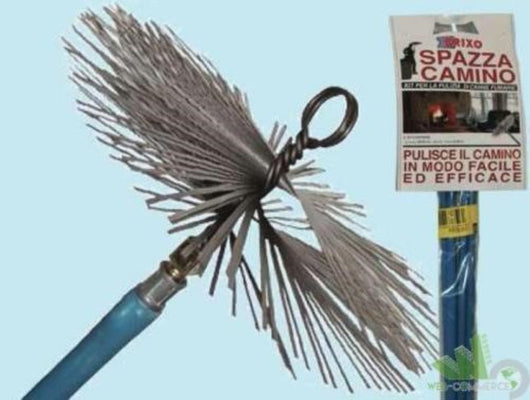 Scovolo Spazzacamino 200 Mm Pulizia Camino Pulisce 8,4 Metri - Fraschetti