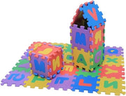 Matrice di gioco per bambini in EVA soffice 36 pezzi - Tavole di colore vivace per pavimento con numeri e lettere - Padrino di gioco per bambini in movimento