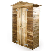 Armadio In Legno Da Giardino Esterno Medium 135X61X201 Cm - Biacchi Ettore