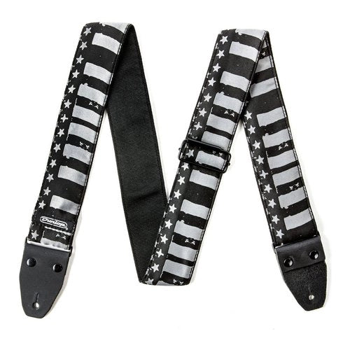 Tracolla chitarra dunlop d6713 jacquard stars and stripes