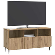 Mobile TV | Armadietto TV | Mobile Porta TV con cassetto Rovere Artigianale 102 x 34,5 x 50 cm