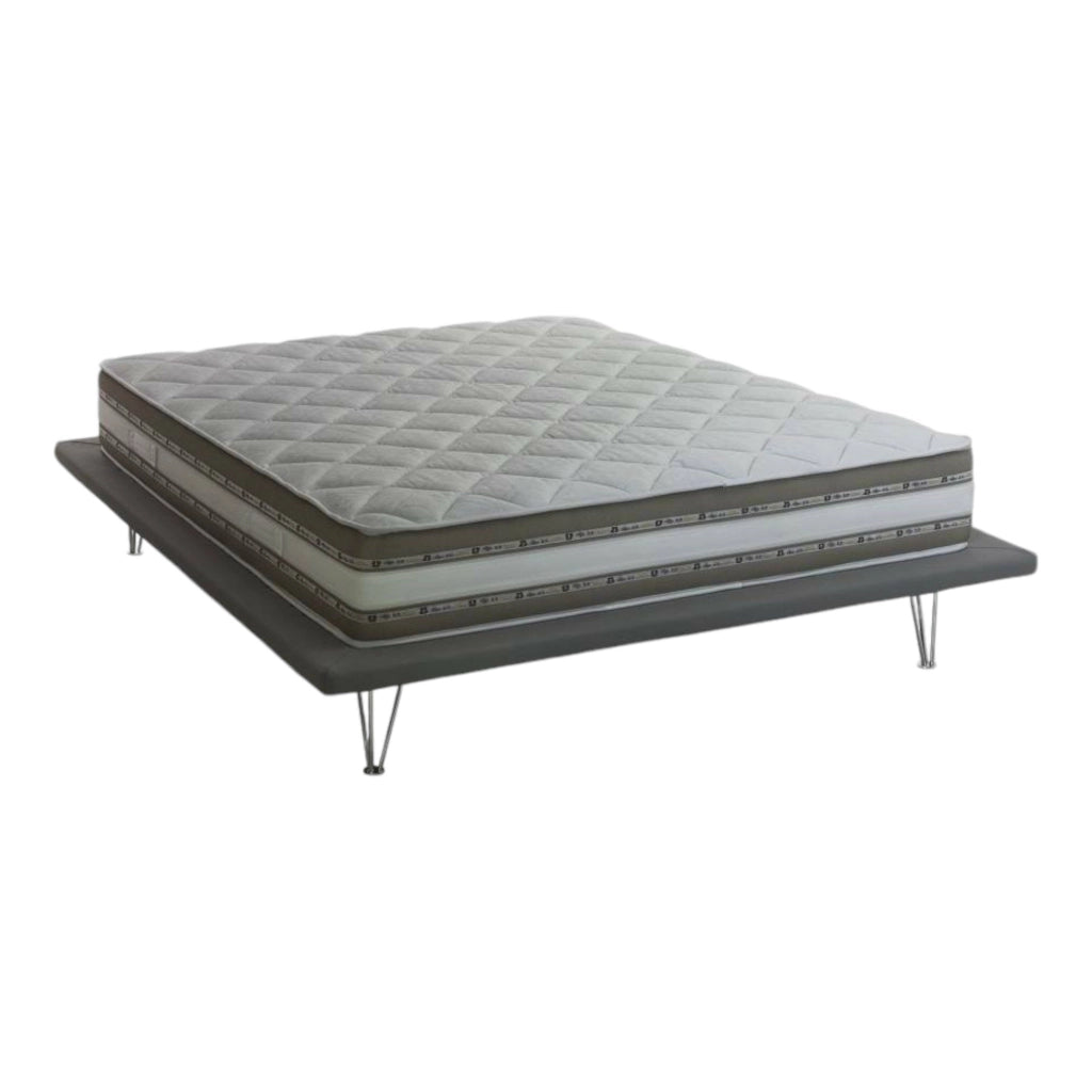 Mariasole, Materasso Piazza e Mezza Sfoderabile Made in Italy, 190x120x27h cm Bianco