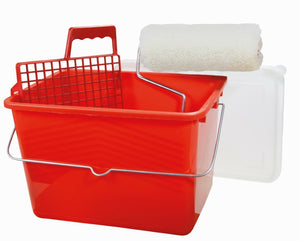 Kit Secchio Plast.+Coperchio + Rullo Cm 20 + Rete - Pennellificio 2000