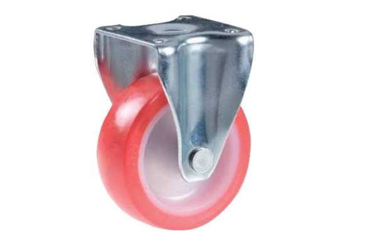 Ruota In Nylon Con Piastra Fissa Diametro 40 Set 5 Pezzi - Masidef