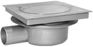 Chiusino Reg.Con Vite Centrale 15X15 Grigio - Mac Plastics