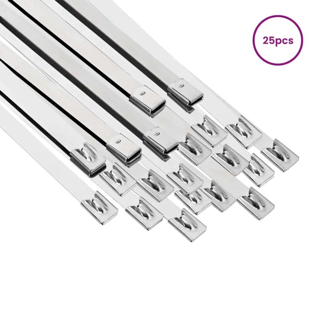 Fascetta per Cavi 25 pz 7,9 x 700 mm Argento 42029417