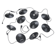 Ghirlanda da giardino CHAIN 10xE27 nera IP44 650 cm RL