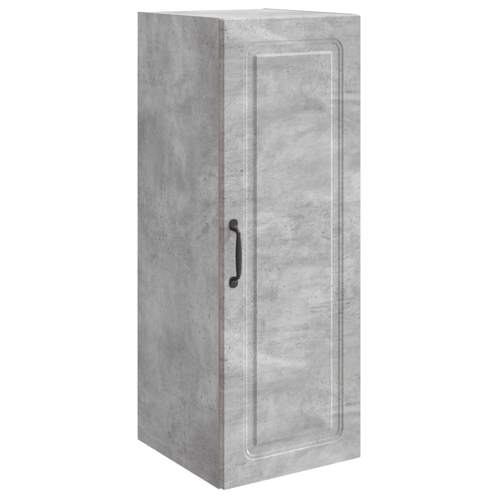 Mobiletto a muro Grigio Cemento 33 x 34,5 x 90 cm