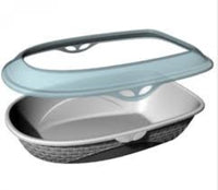 Lettiera Base Aperta Con Fermasacco Paraschizzi Sabbia Pet- Bama Spa