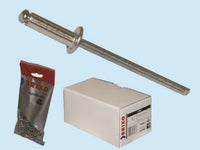 Rivetti In Alluminio A Strappo 4,0X 8 Confezione 100 Pezzi - Fraschetti