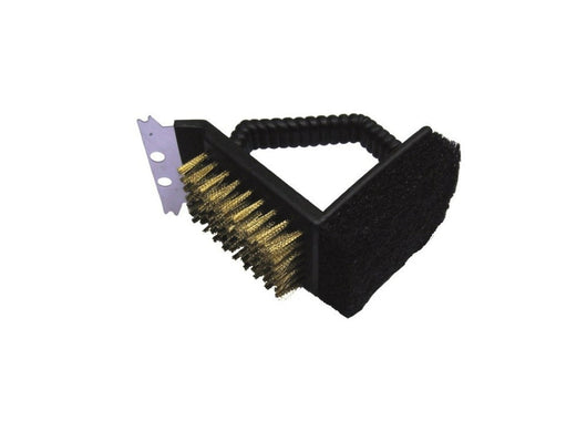 Spazzola Pulizia Camini Stufe Setole Ottone Spugna Abrasiva - Gmr