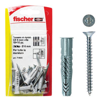 Tasselli Nylon Ux 5X30 S K Set 5 Pezzi - Fischer