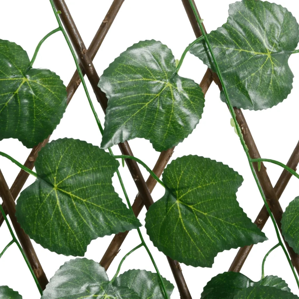 Traliccio Foglie Vite Artificiale Espandibile Verde 190x60 cm CFW2155164