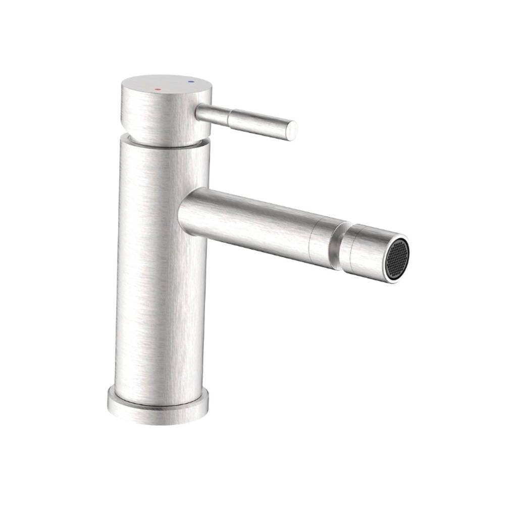 Miscelatore per bidet con finitura spazzolata - Serie Antea