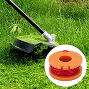 Pulitore di erba - Sostituzione della spira - Rimozione erbacce - Sistema di alimentazione automatico - 22 pezzi - Arancione