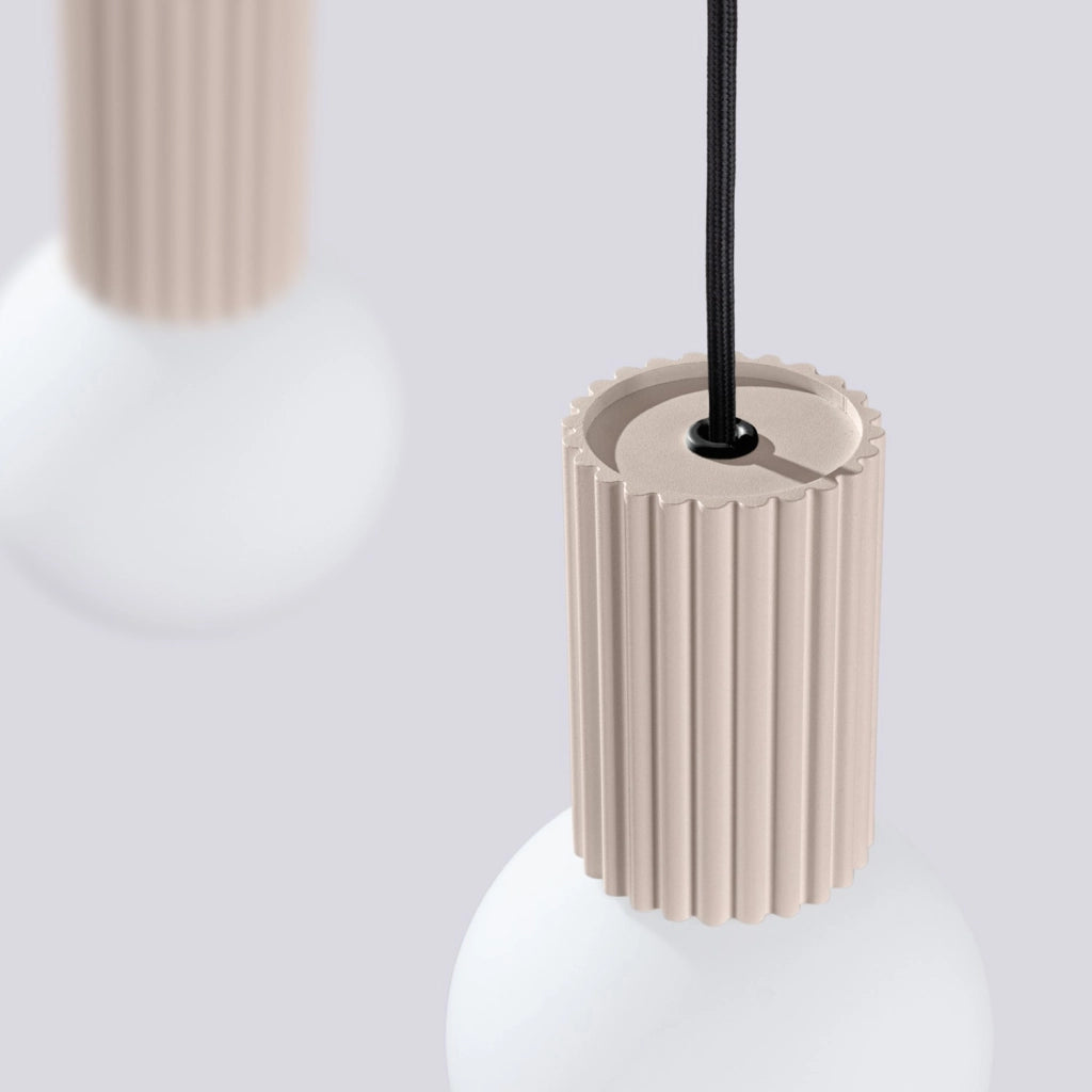 Lampada a sospensione HALO 2L taupe