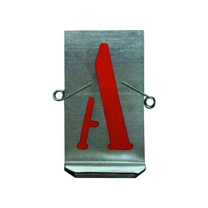 Vigor 4033016 Stampi Lettere in Lamiera Zincata 27 Pezzi 60 mm colore Acciaio