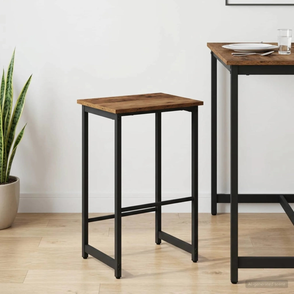 Sgabello da bar Legno antico 40 x 32 x 74 cm 8006201