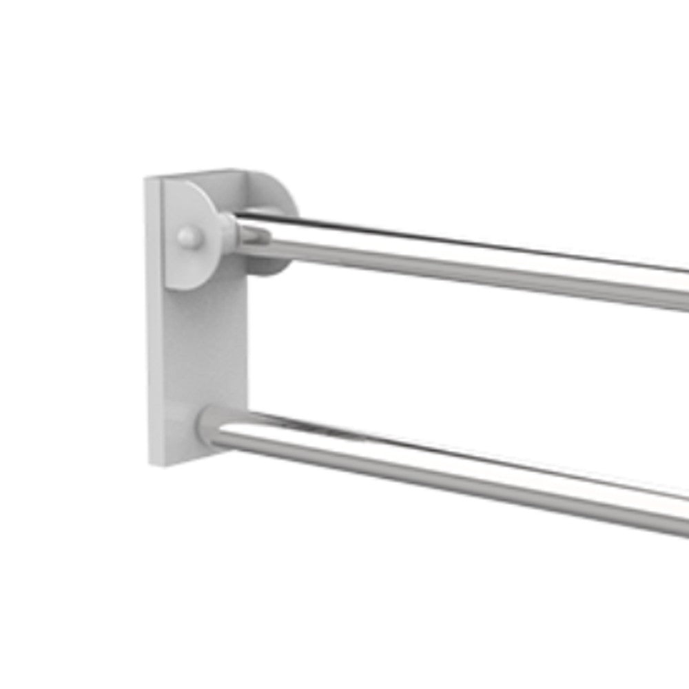 Maniglione barra ribaltabile cm 62 removibile inox